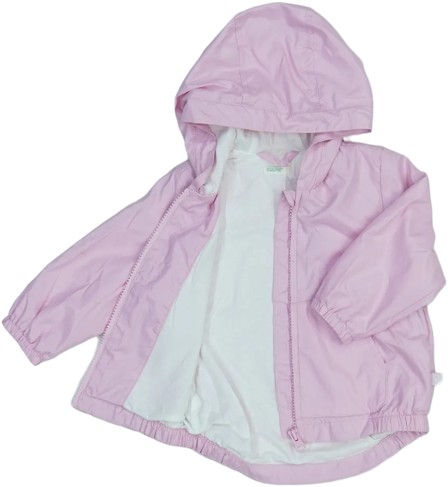 Rózsaszín Benetton Széldzseki EU 80 / UK 9-12 hónap / US 12 hónap