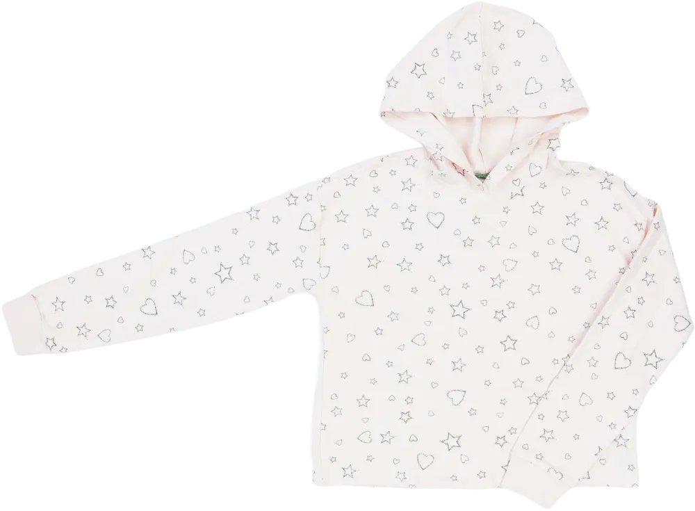 Rózsaszín Benetton Kapucnis pulóver EU 170 / UK 15 év / US XL