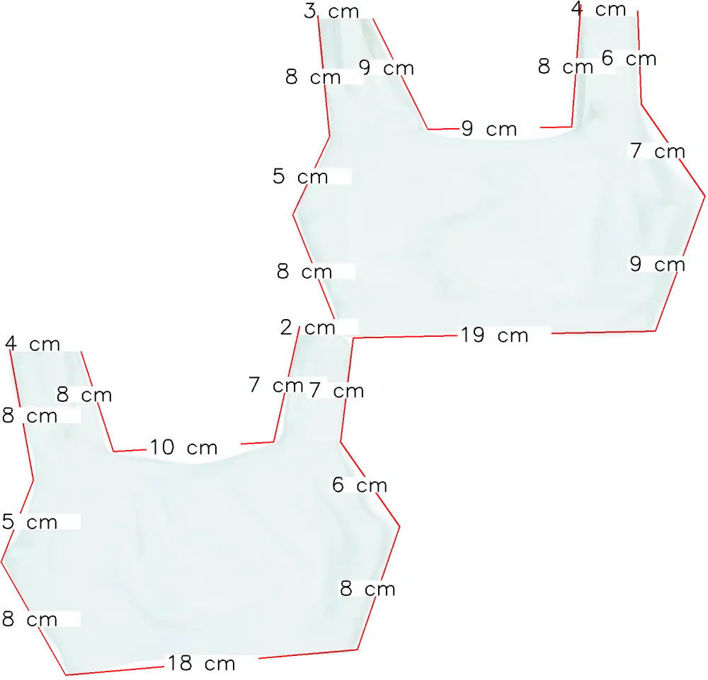 White Benetton 2-piece set - Girls underwear EU 140 / UK 10 years / US 10 years/L