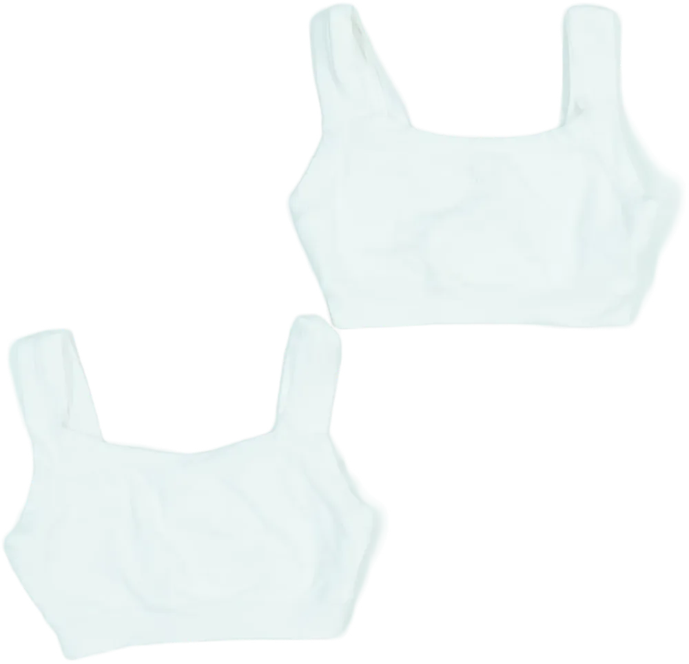 White Benetton 2-piece set - Girls underwear EU 140 / UK 10 years / US 10 years/L