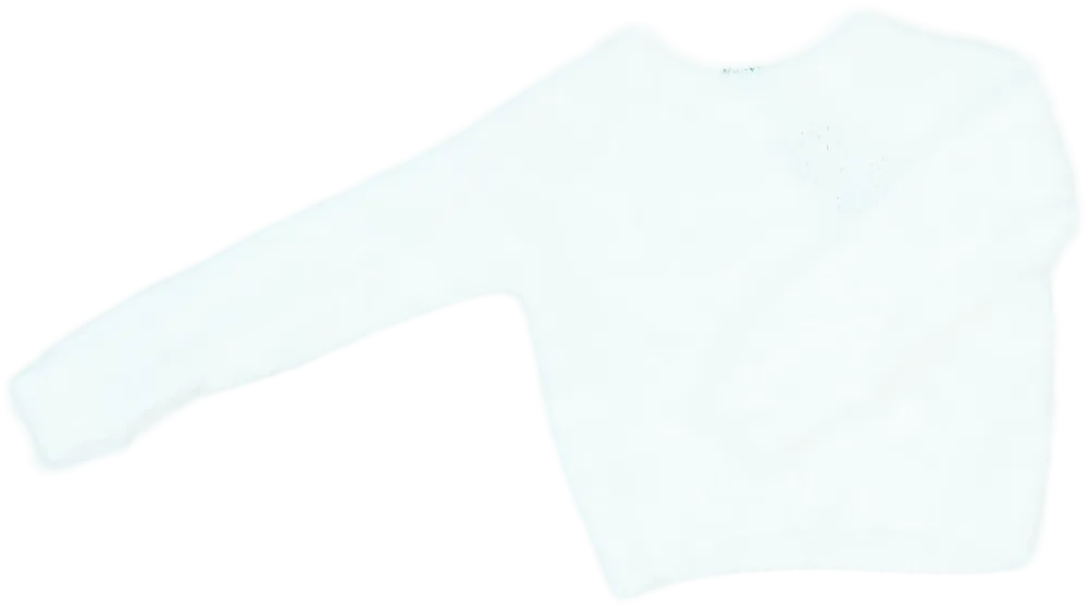 Fehér Benetton Kötött pulcsi EU 110 / UK 5 év / US 5 év/XS