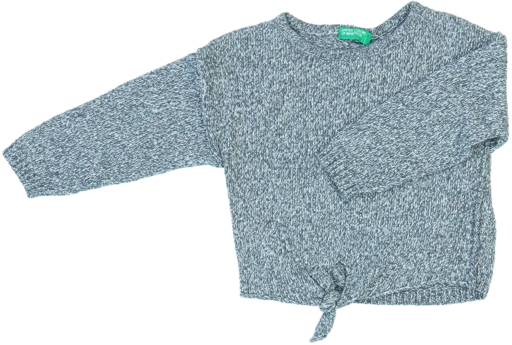 Szürke Benetton Kötött pulcsi EU 92 / UK 2 év / US 2T