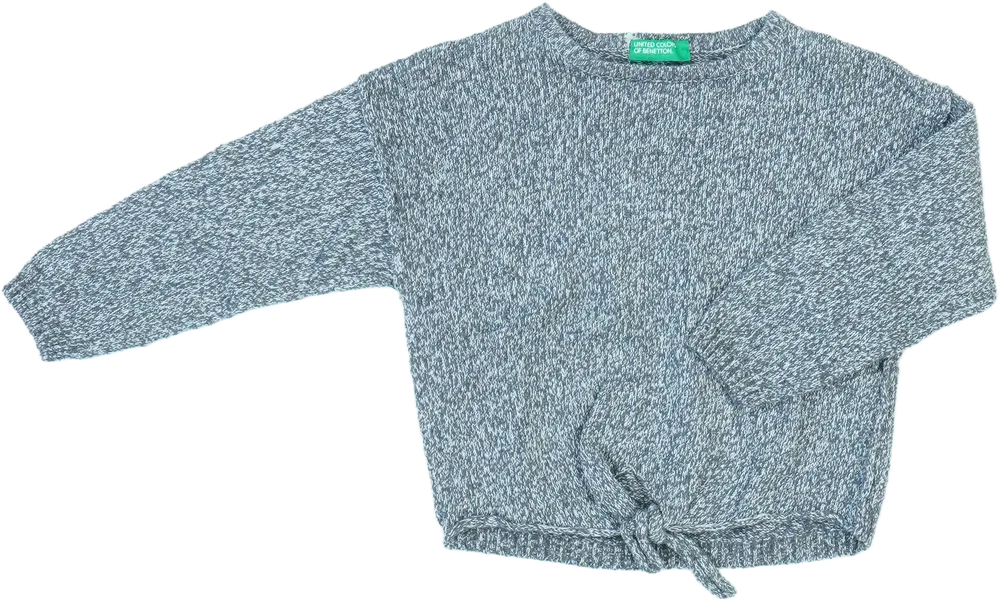 Szürke Benetton Kötött pulcsi EU 92 / UK 2 év / US 2T