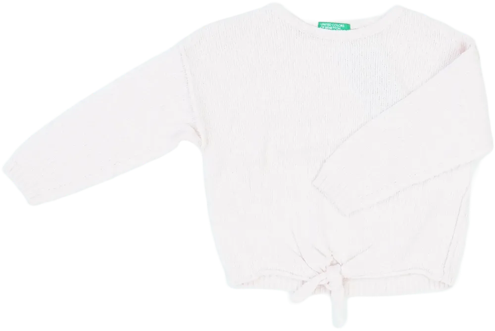 Rózsaszín Benetton Kötött pulcsi EU 92 / UK 2 év / US 2T