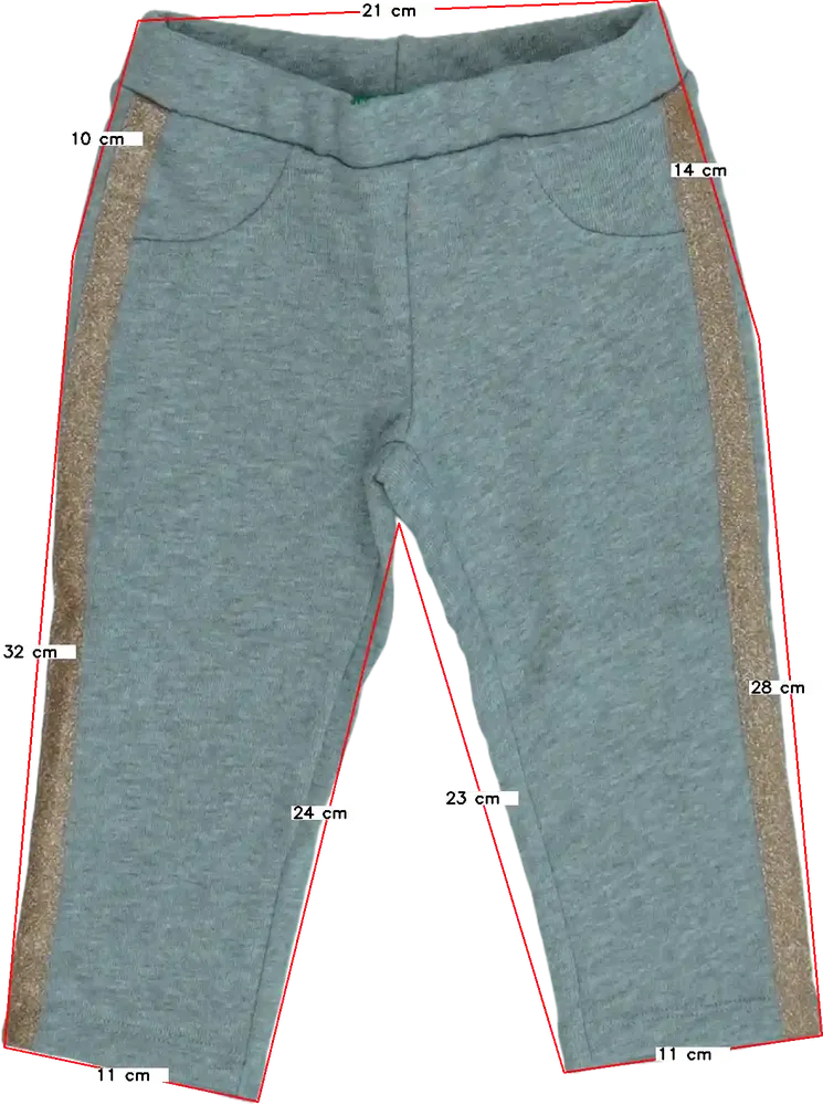 Szürke Benetton Melegítőnadrág EU 92 / UK 2 év / US 2T