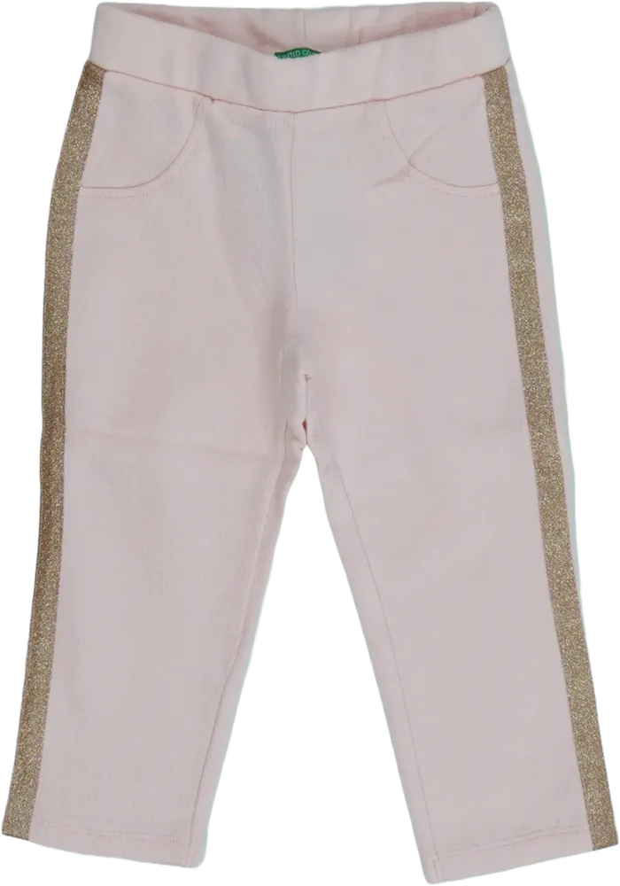 Rózsaszín Benetton Melegítőnadrág EU 86 / UK 12-18 hónap / US 18 hónap