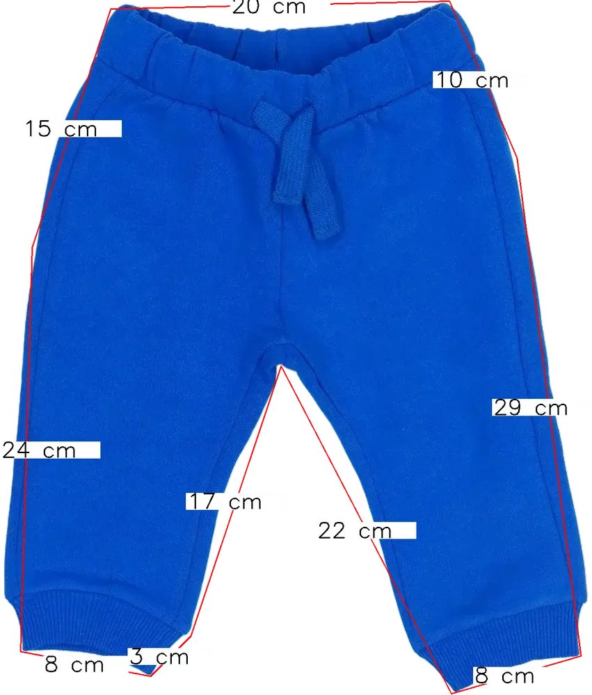 Kék Benetton Melegítőnadrág EU 74 / UK 6-9 hónap / US 6-9 hónap