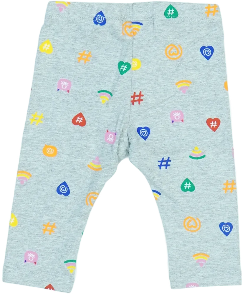 Szürke Benetton Leggings EU 74 / UK 6-9 hónap / US 6-9 hónap