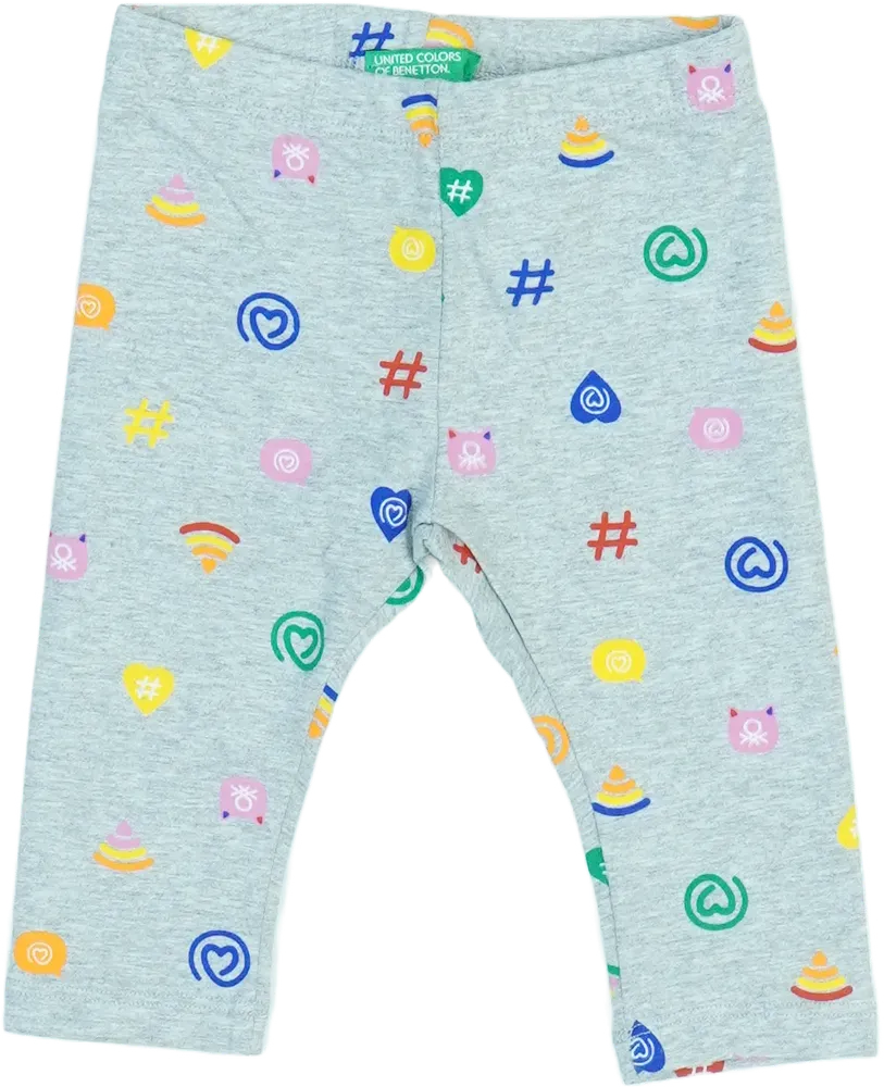 Szürke Benetton Leggings EU 74 / UK 6-9 hónap / US 6-9 hónap