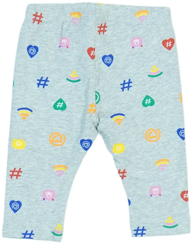 Szürke Benetton Leggings EU 68 / UK 3-6 hónap / US 3-6 hónap