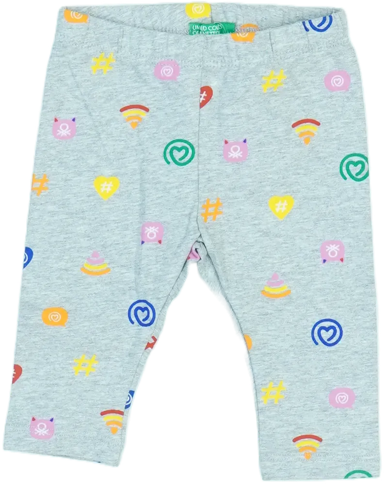 Szürke Benetton Leggings EU 68 / UK 3-6 hónap / US 3-6 hónap