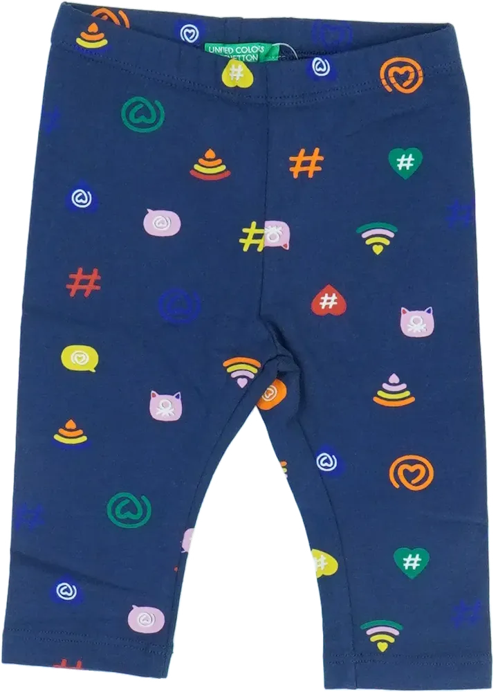Kék Benetton Leggings EU 68 / UK 3-6 hónap / US 3-6 hónap