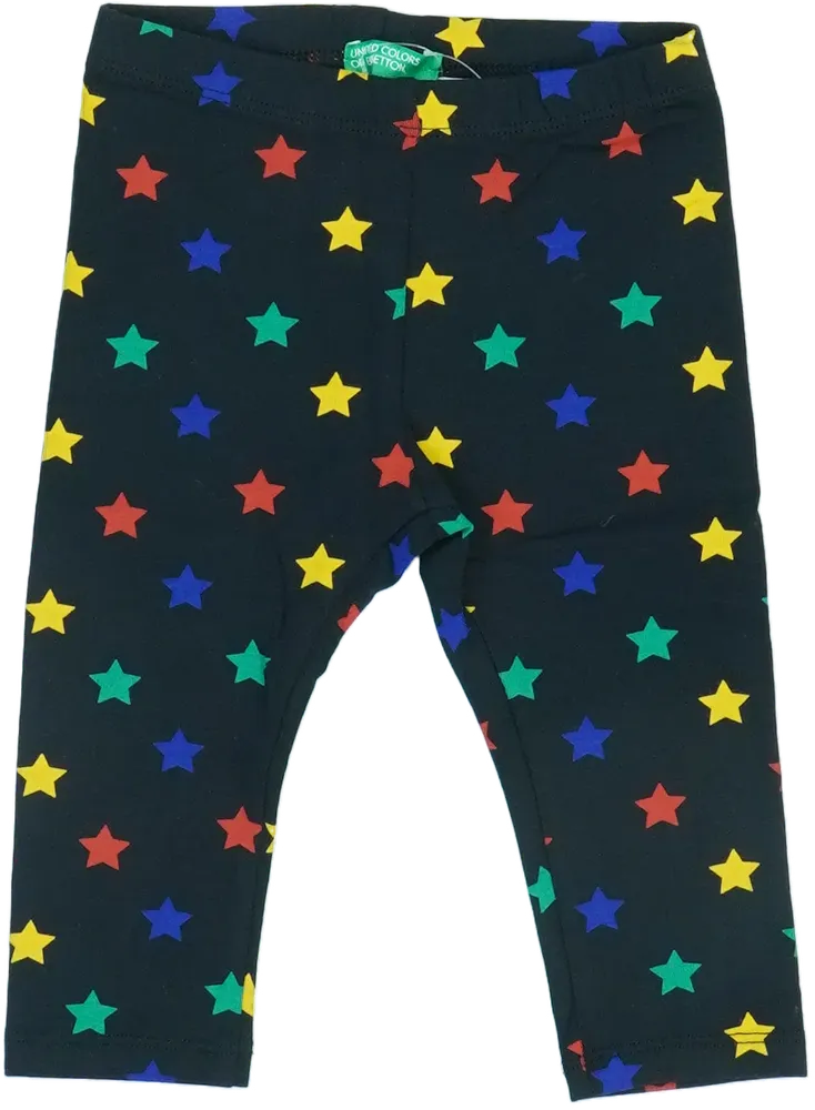 Fekete Benetton Leggings EU 80 / UK 9-12 hónap / US 12 hónap