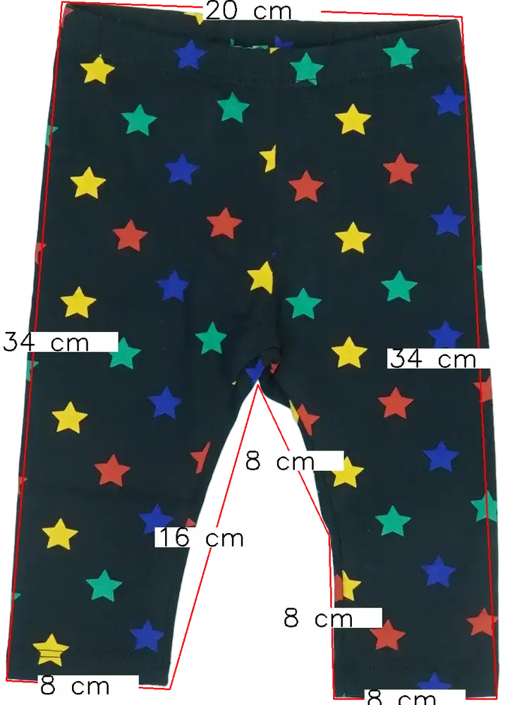 Fekete Benetton Leggings EU 74 / UK 6-9 hónap / US 6-9 hónap