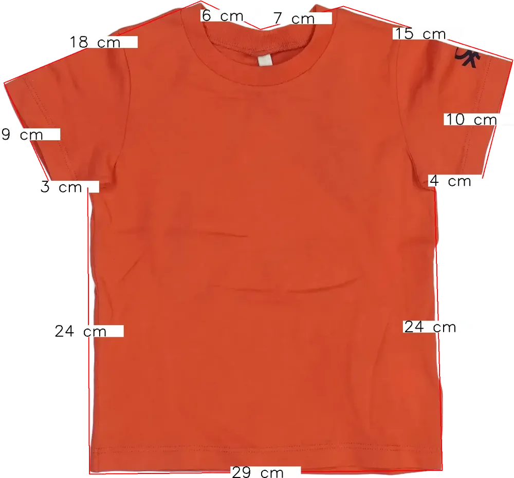 Piros Benetton Póló EU 86 / UK 12-18 hónap / US 18 hónap