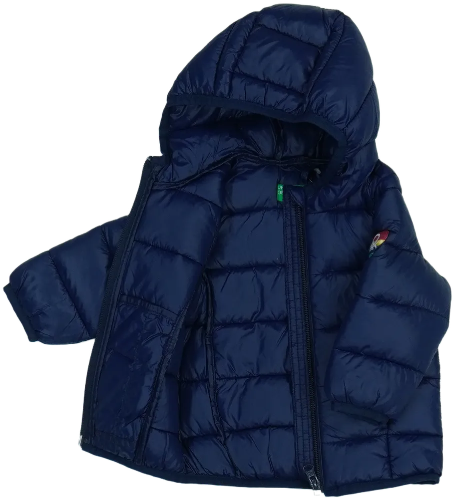 Kék Benetton Átmeneti kabát EU 68 / UK 3-6 hónap / US 3-6 hónap