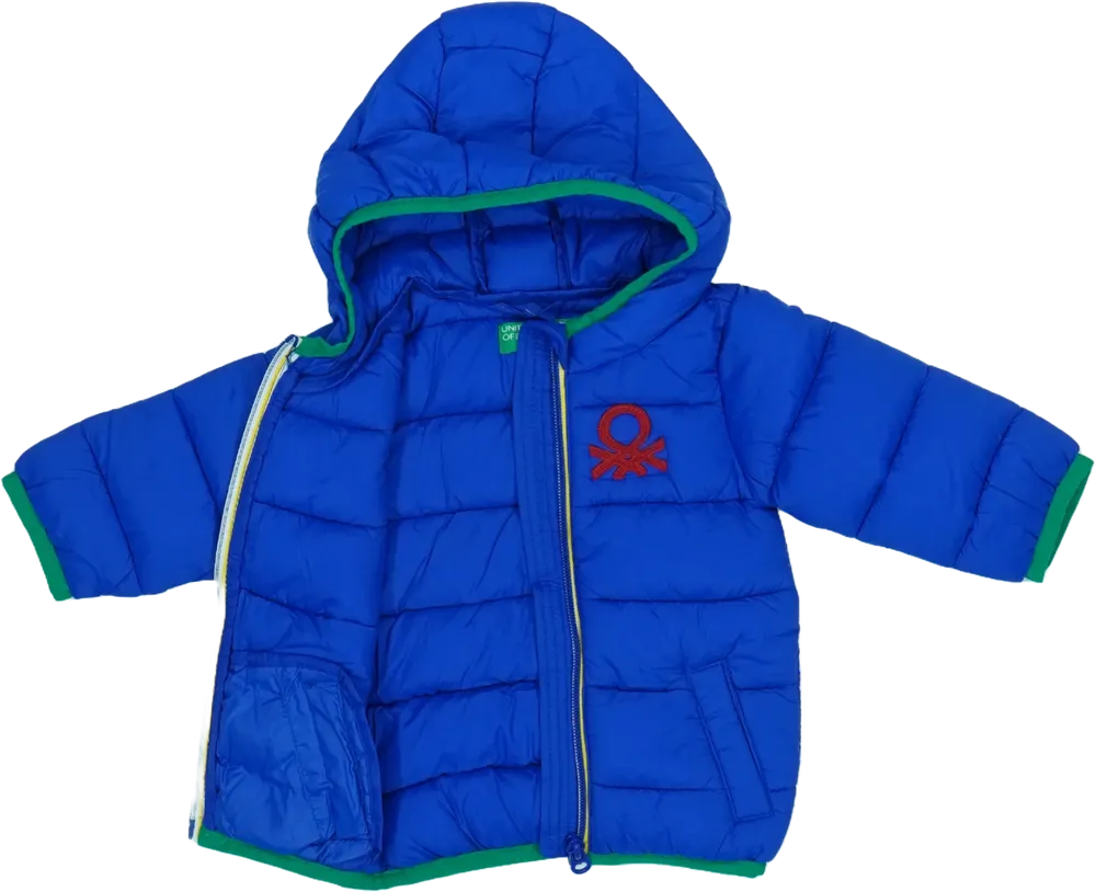 Kék Benetton Átmeneti kabát EU 62 / UK 0-3 hónap / US 0-3 hónap