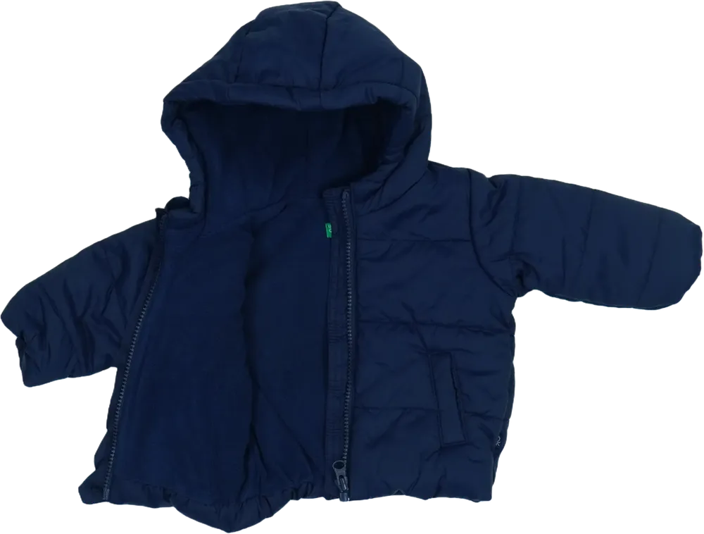 Kék Benetton Télikabát EU 62 / UK 0-3 hónap / US 0-3 hónap