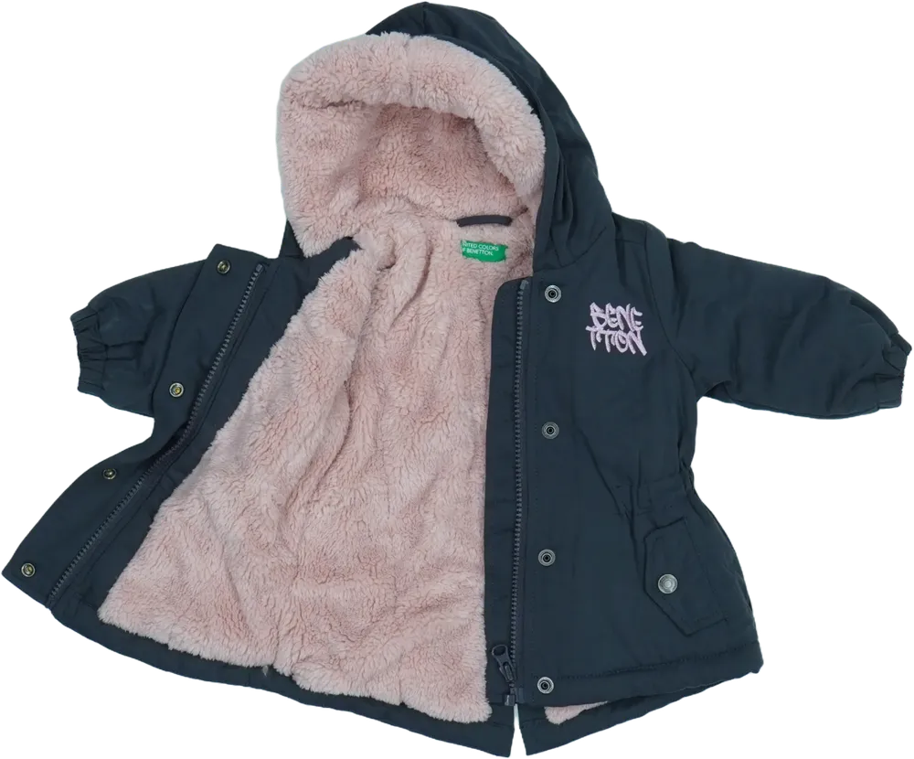 Szürke Benetton Télikabát EU 62 / UK 0-3 hónap / US 0-3 hónap