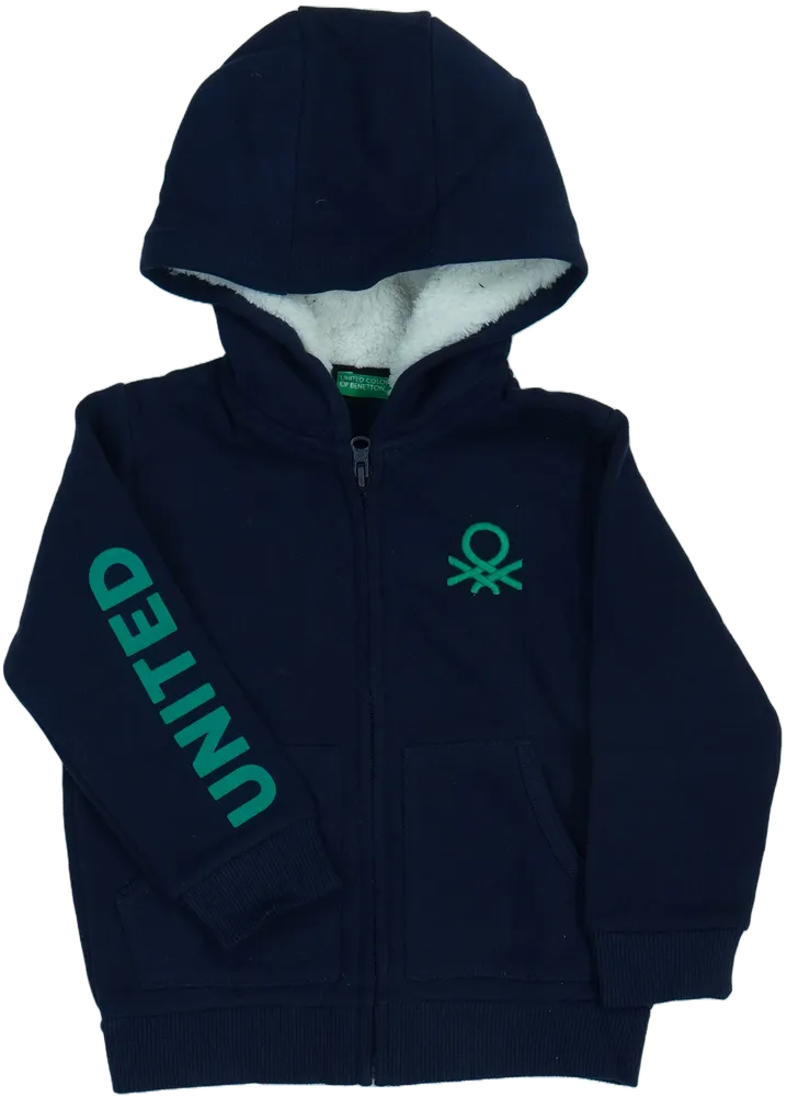 Fehér Benetton Kapucnis pulóver EU 98 / UK 3 év / US 3T