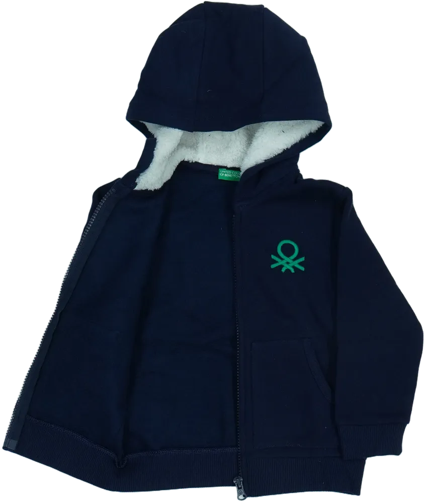 Fehér Benetton Kapucnis pulóver EU 98 / UK 3 év / US 3T