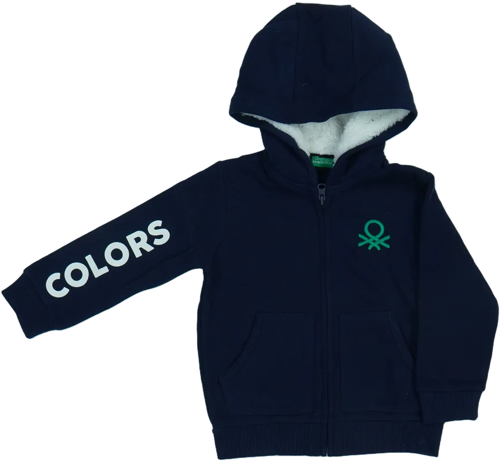 Fehér Benetton Kapucnis pulóver EU 98 / UK 3 év / US 3T