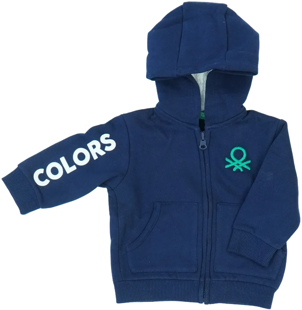 Kék Benetton Kapucnis pulóver EU 80 / UK 9-12 hónap / US 12 hónap