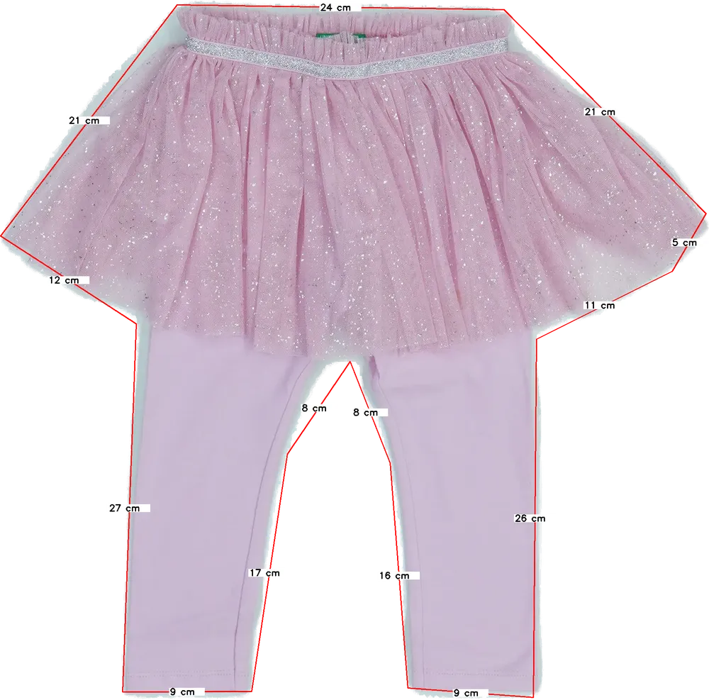 Rózsaszín Benetton Leggings EU 92 / UK 2 év / US 2T