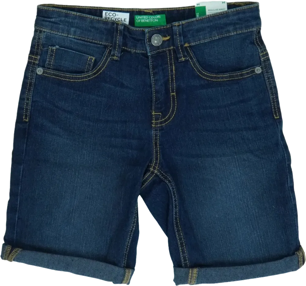 Kék Benetton Rövidnadrág EU 128 / UK 8 év / US 8 év/M
