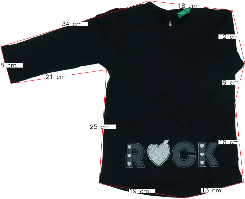 Fekete Benetton Ruha EU 86 / UK 12-18 hónap / US 18 hónap