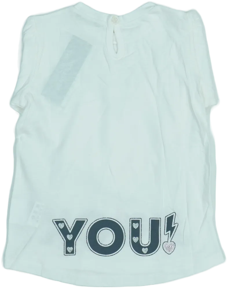 Fehér Benetton Hosszú ujjú felső EU 86 / UK 12-18 hónap / US 18 hónap