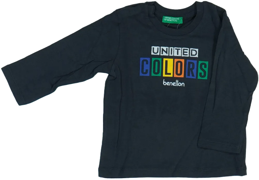 Kék Benetton Hosszú ujjú felső EU 80 / UK 9-12 hónap / US 12 hónap