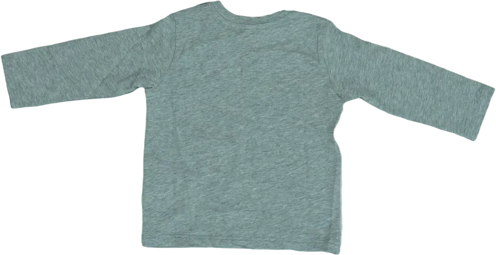 Szürke Benetton Hosszú ujjú felső EU 74 / UK 6-9 hónap / US 6-9 hónap