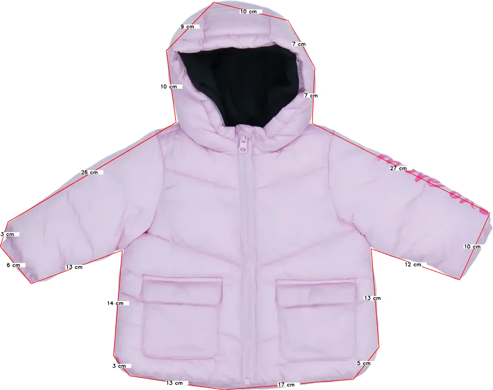 Rózsaszín Benetton Télikabát EU 74 / UK 6-9 hónap / US 6-9 hónap