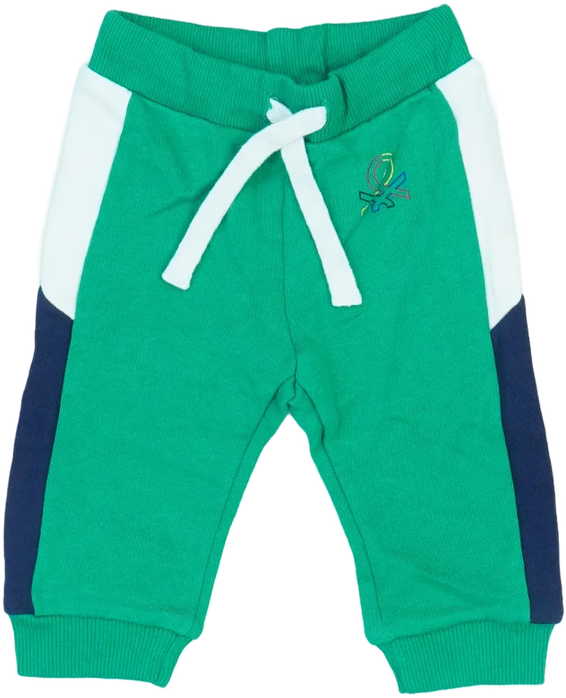 Zöld Benetton Melegítőnadrág EU 68 / UK 3-6 hónap / US 3-6 hónap