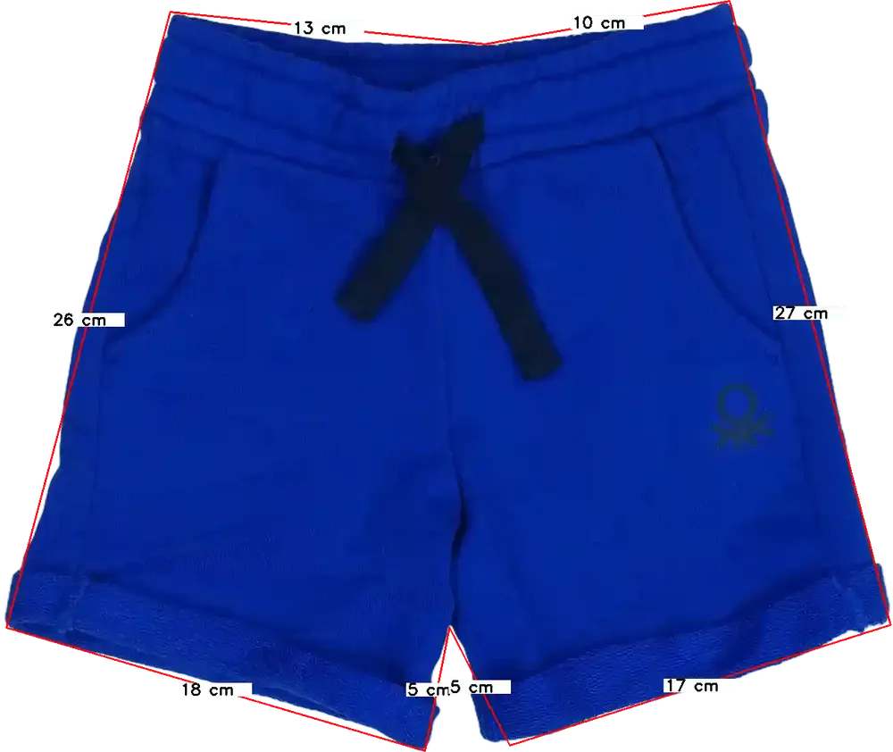 Kék Benetton Rövidnadrág EU 86 / UK 12-18 hónap / US 18 hónap