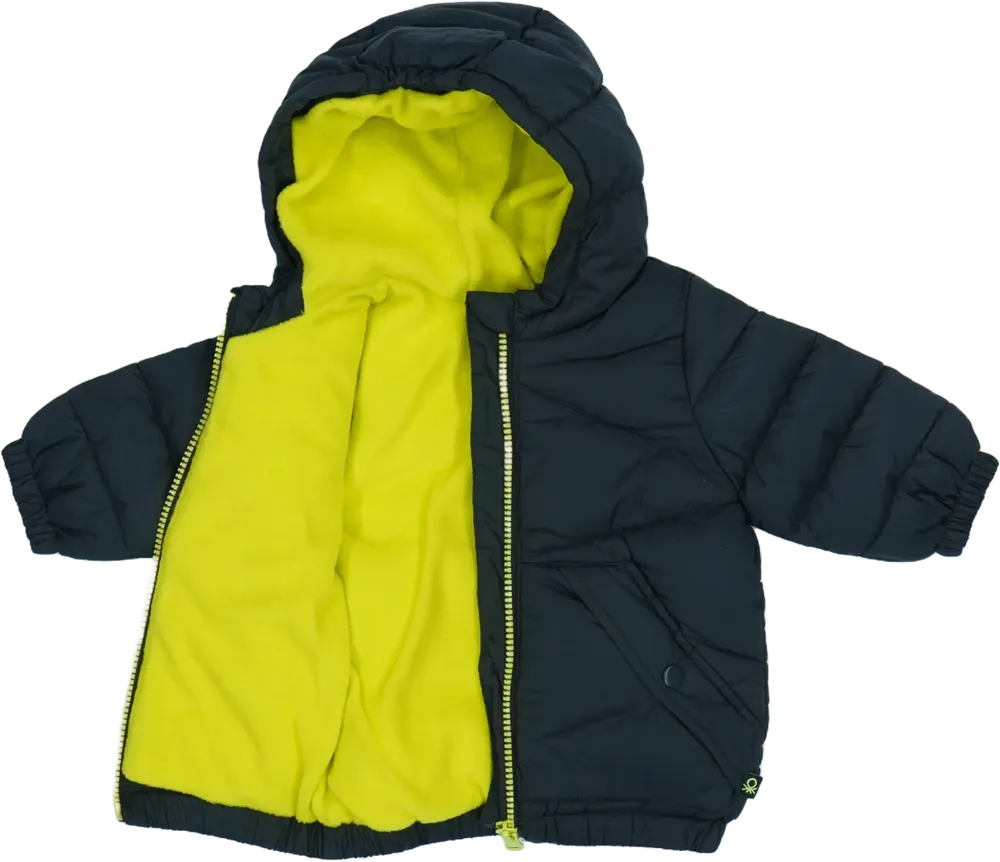 Szürke Benetton Télikabát EU 74 / UK 6-9 hónap / US 6-9 hónap