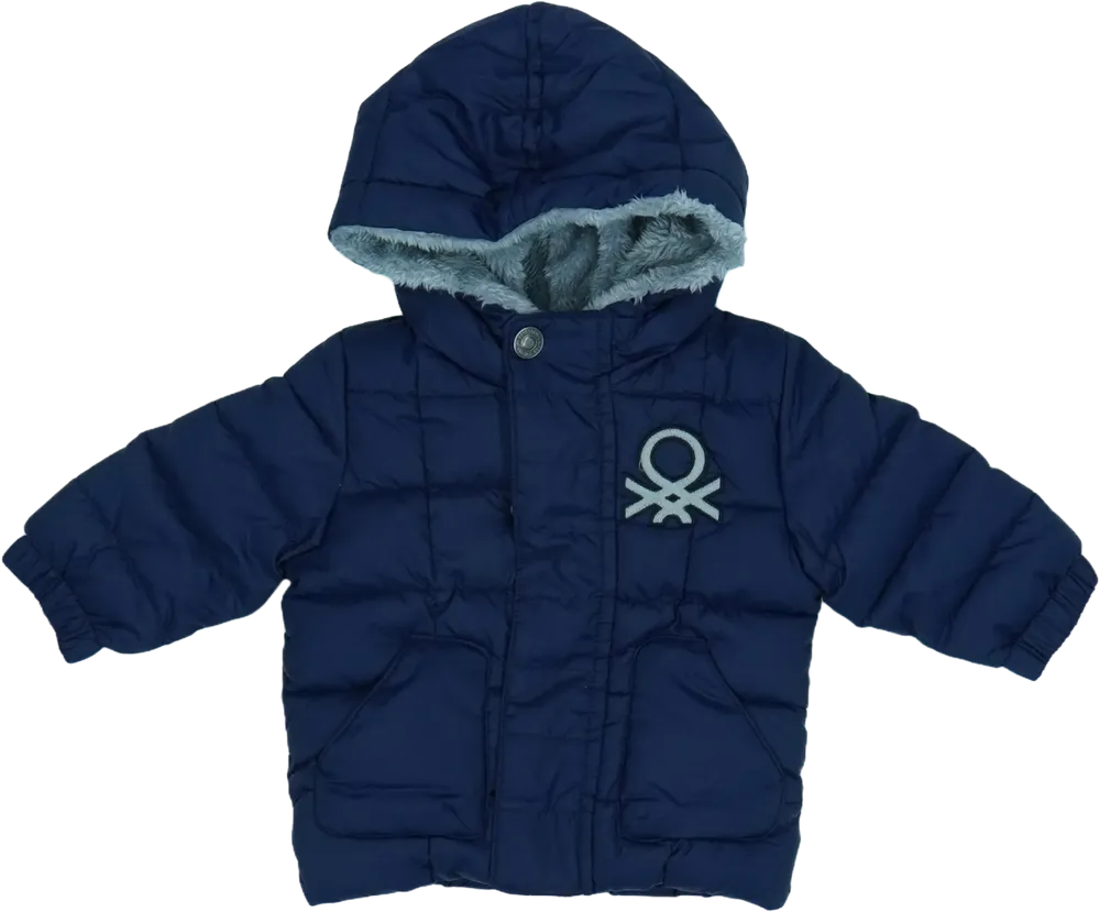 Kék Benetton Télikabát EU 62 / UK 0-3 hónap / US 0-3 hónap