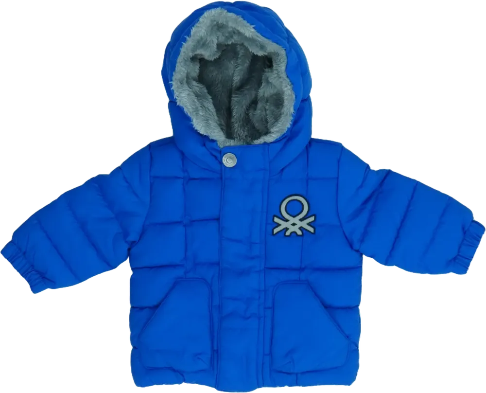 Kék Benetton Télikabát EU 62 / UK 0-3 hónap / US 0-3 hónap