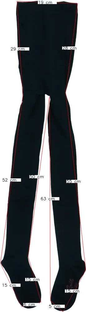 Fekete Rosalita Harisnya EU 152 / UK 12 év / US 12 év/L