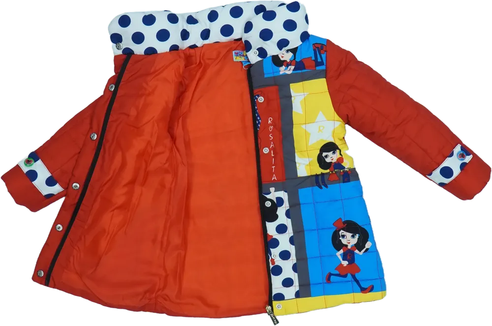 Többszínű Rosalita Télikabát EU 104 / UK 4 év / US 4T/XS