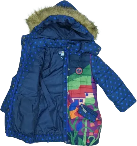 Kék Rosalita Télikabát EU 104 / UK 4 év / US 4T/XS