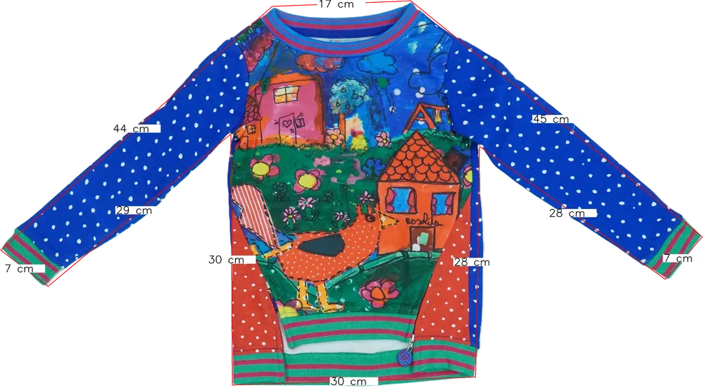 Többszínű Rosalita Pulóver EU 104 / UK 4 év / US 4T/XS