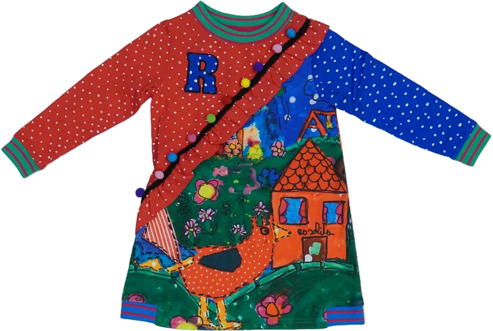 Többszínű Rosalita Ruha EU 104 / UK 4 év / US 4T/XS