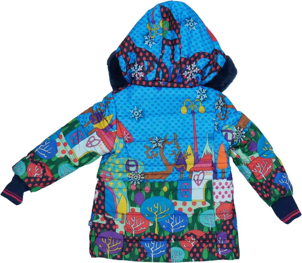 Többszínű Rosalita Télikabát EU 104 / UK 4 év / US 4T/XS