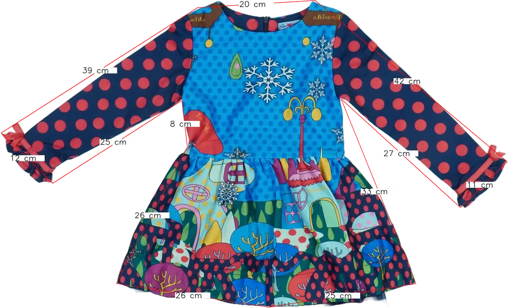 Kék Rosalita Ruha EU 104 / UK 4 év / US 4T/XS