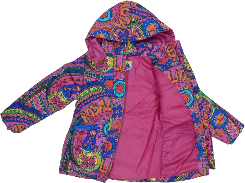 Rózsaszín Rosalita Télikabát EU 104 / UK 4 év / US 4T/XS