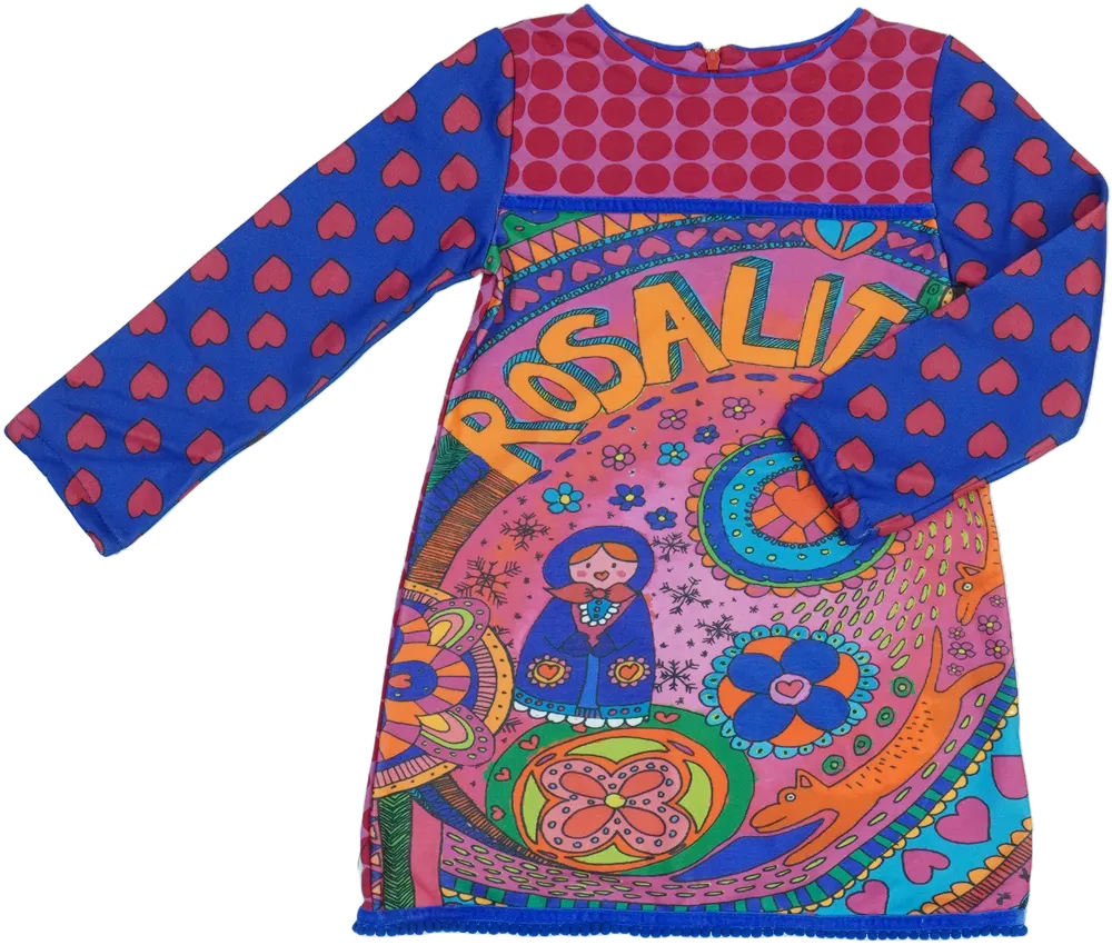 Többszínű Rosalita Ruha EU 104 / UK 4 év / US 4T/XS