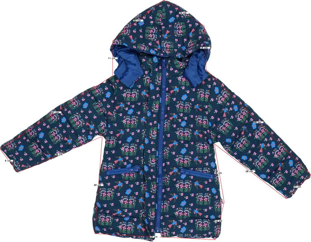 Kék Rosalita Télikabát EU 104 / UK 4 év / US 4T/XS