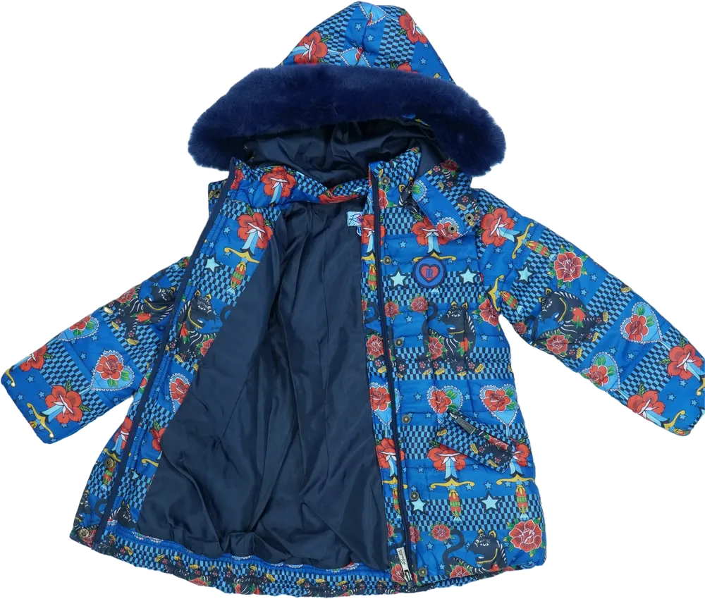 Többszínű Rosalita Télikabát EU 104 / UK 4 év / US 4T/XS